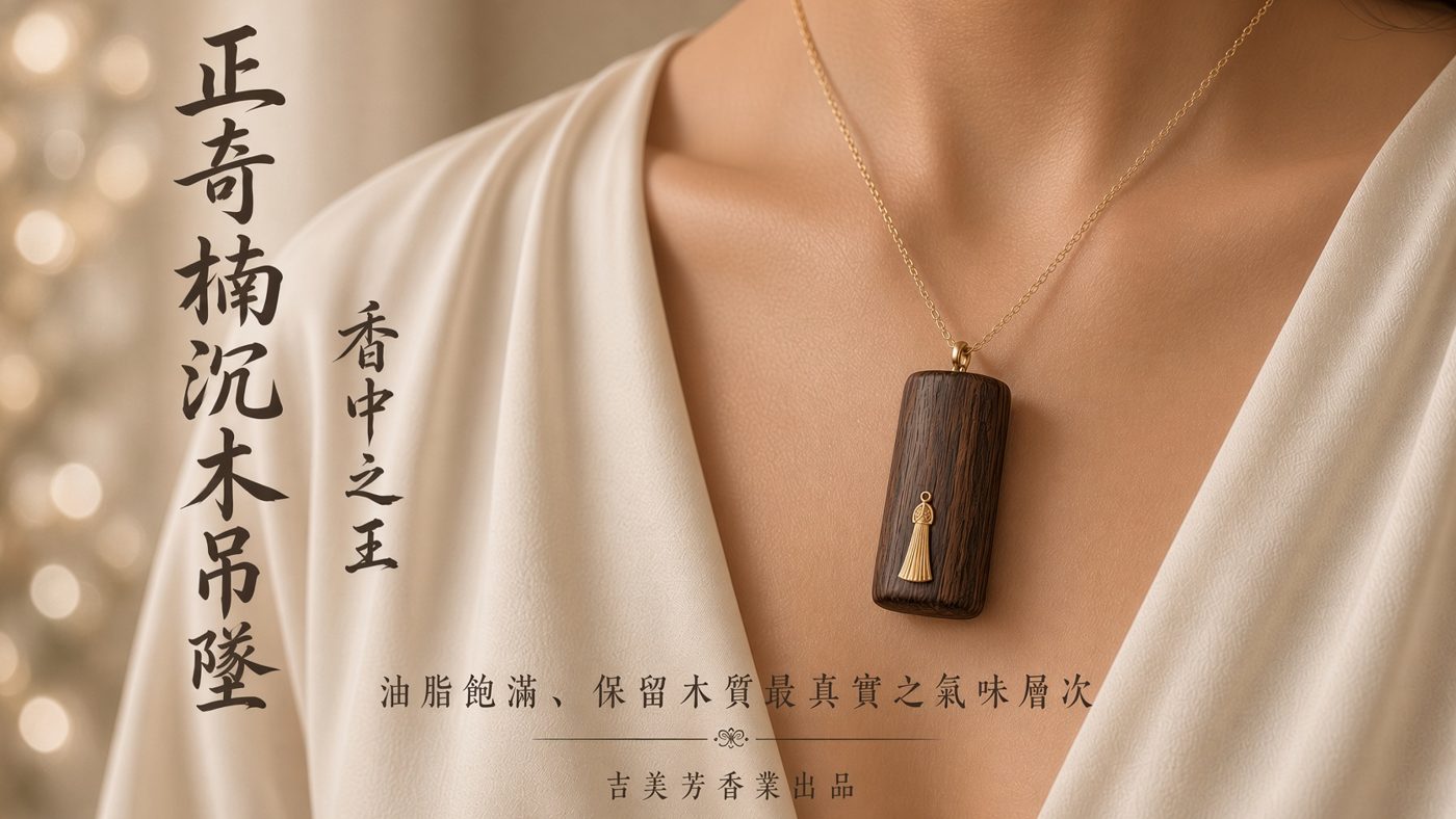 正奇楠沉木吊墜，吉美芳香業出品